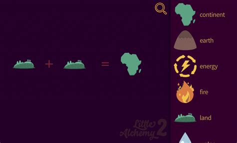 Unveiling Secrets: Crafting a Continent in Little Alchemy